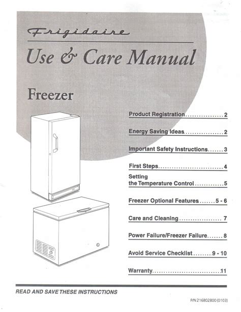 Frigidaire 0703 Manual pdf manual